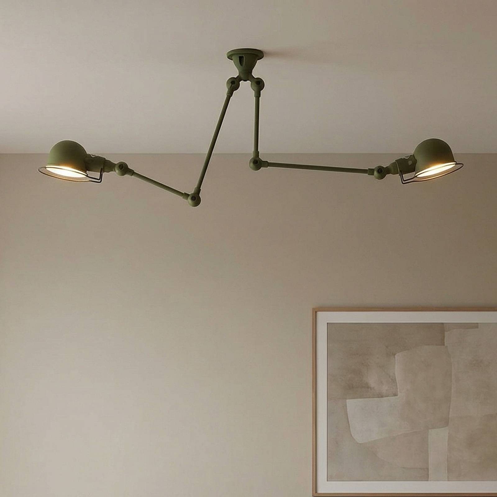 Jieldé Signal Sky3773 plafonnier, à 2 lampes vert