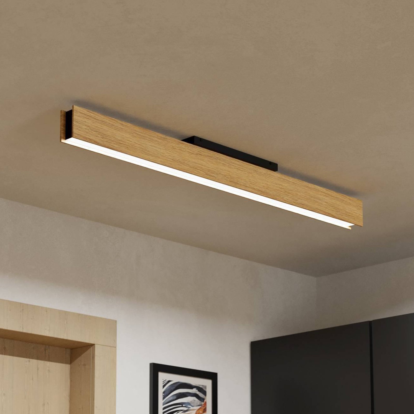 Smart ZIG LED stropna svetilka Anchorena-Z, dolžina 123 cm, RGB CCT
