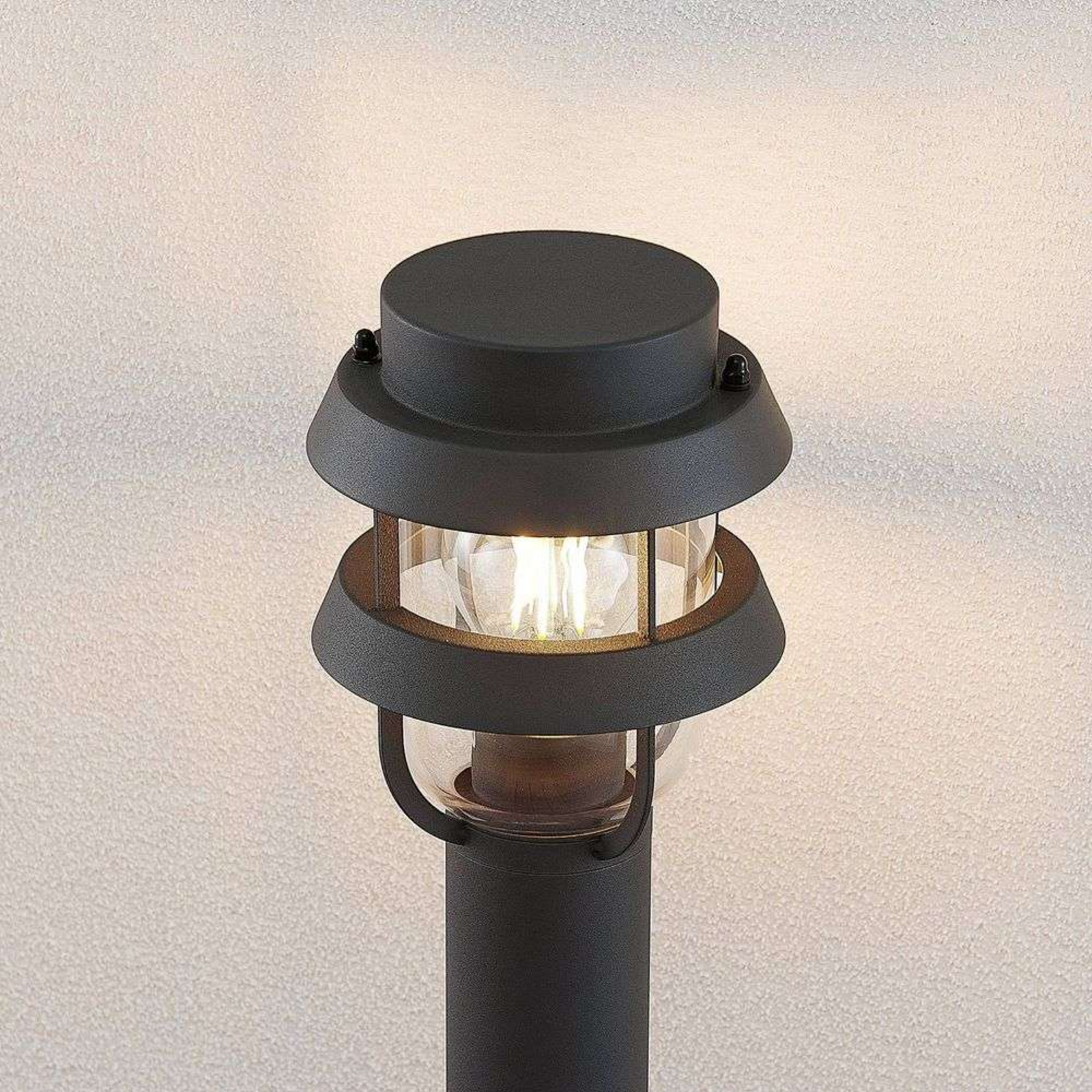 Alvaro Lampada da Giardino H60 Dark Grey - Lindby