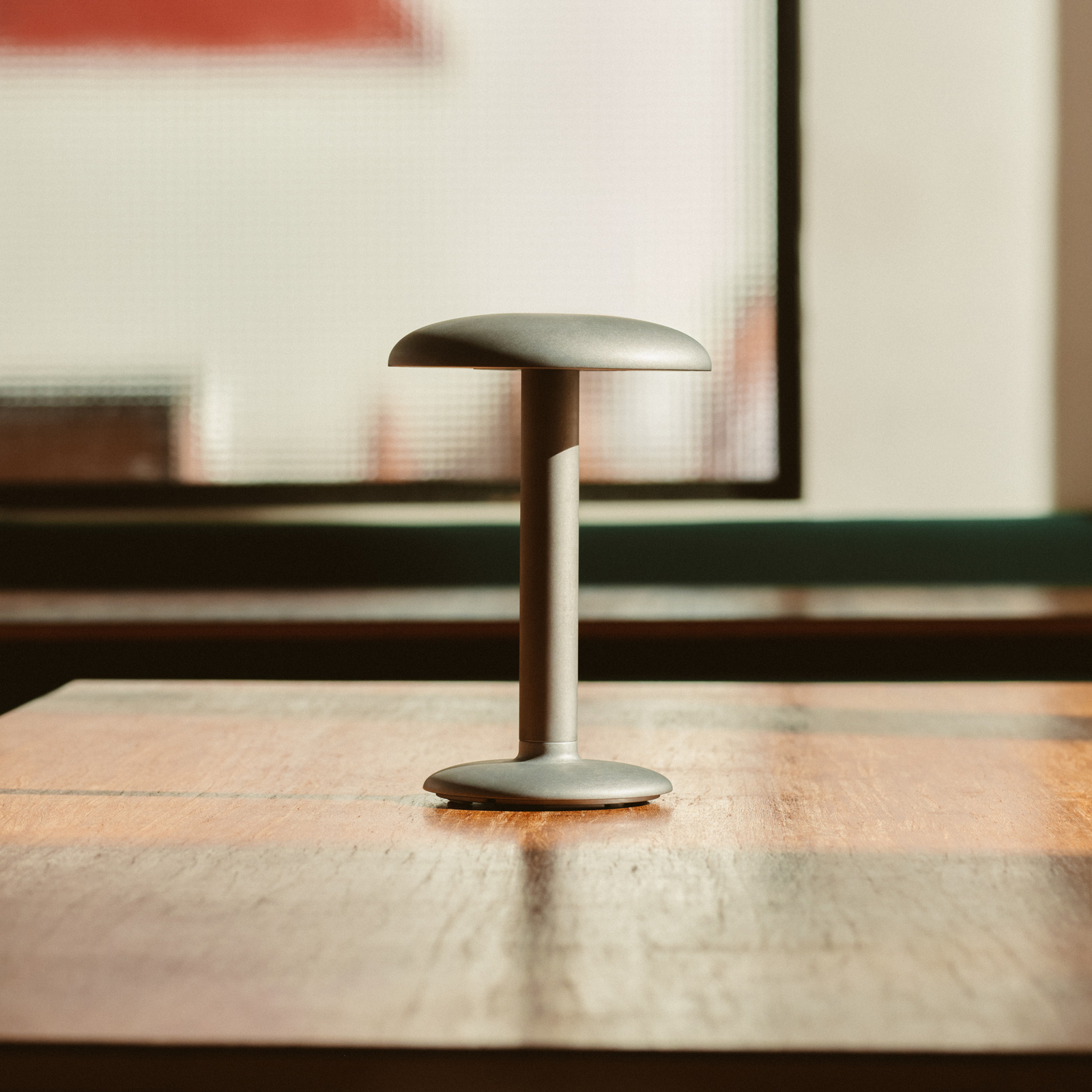 Gustave Portable Stolová Lampa Raw Aluminum - Flos