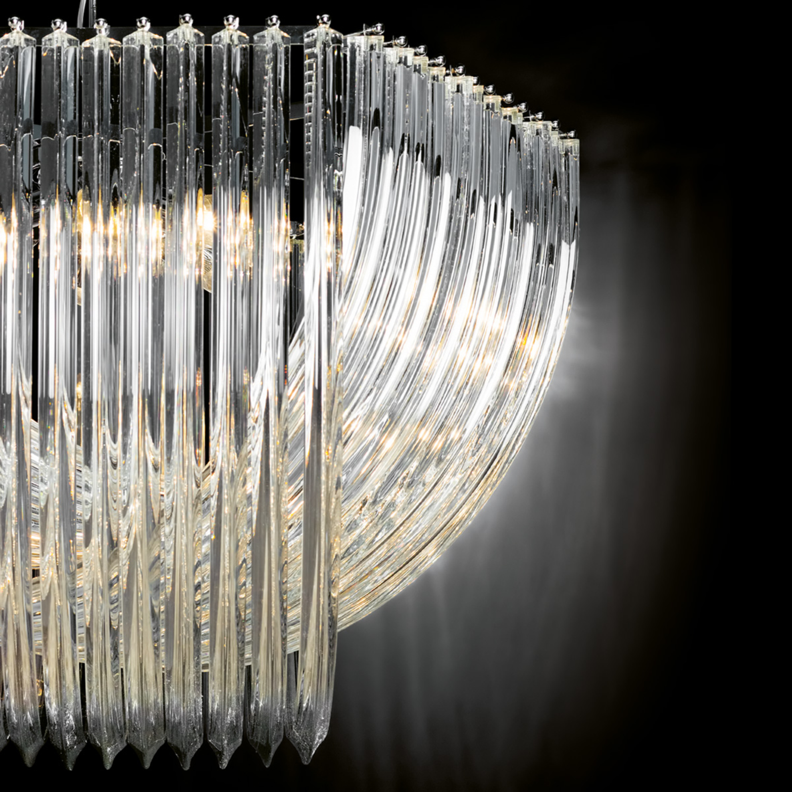 Opulentní křišťálové závěsné světlo Woolball 85cm