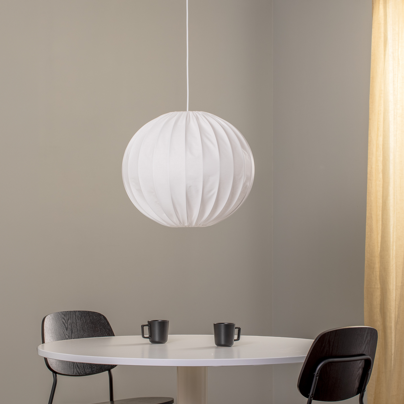 Envostar Orlanda suspension coton blanc sphère