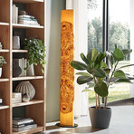LeuchtNatur Lucerna LED floor lamp made of veneer wood