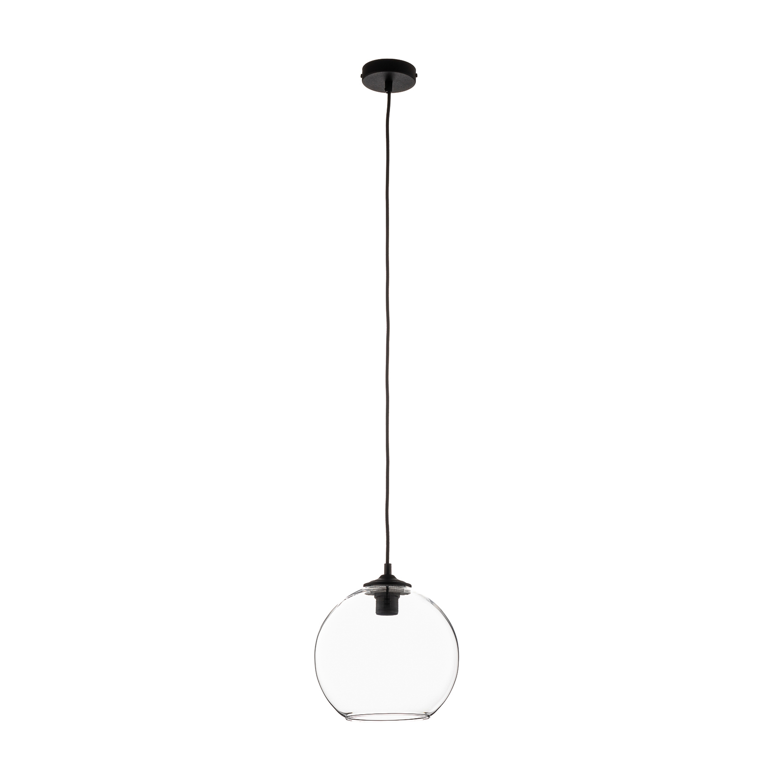 Hanglamp bol glazen kap helder Ø 25cm
