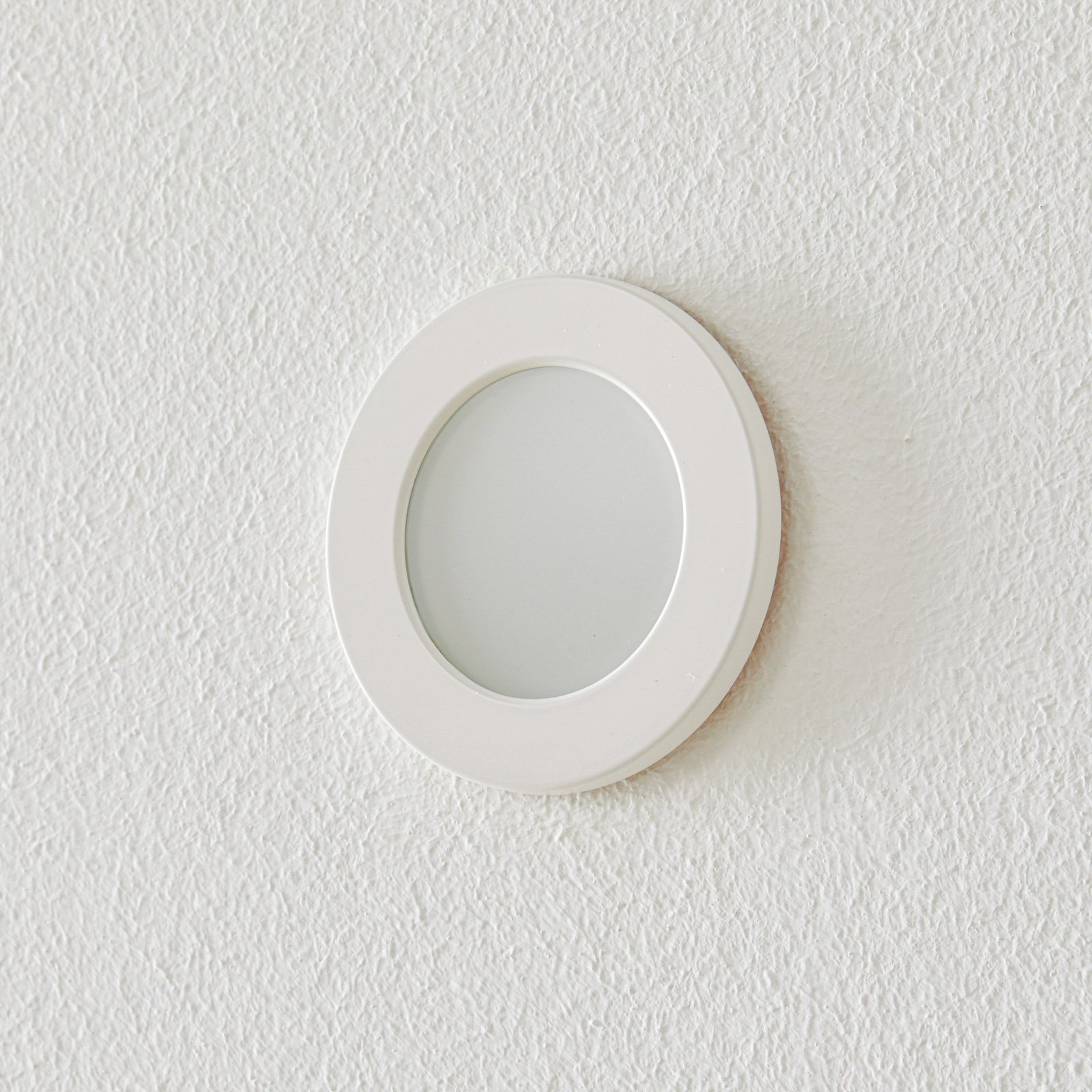 BEGA Accenta LED recessed wall lamp round with frame