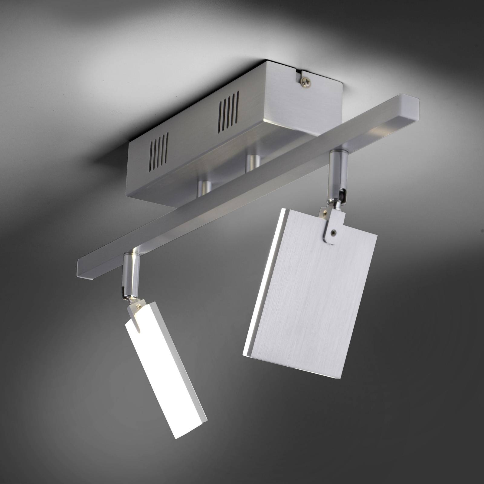PURE Mira lampa sufitowa 2-pkt pilot CCT aluminium