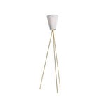 Oslo Wood Stojaca Lampa Gold/White - Northern