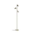 Lampe sur pied Kardis, à 3 lampes, beige, hauteur 157 cm - Lindby