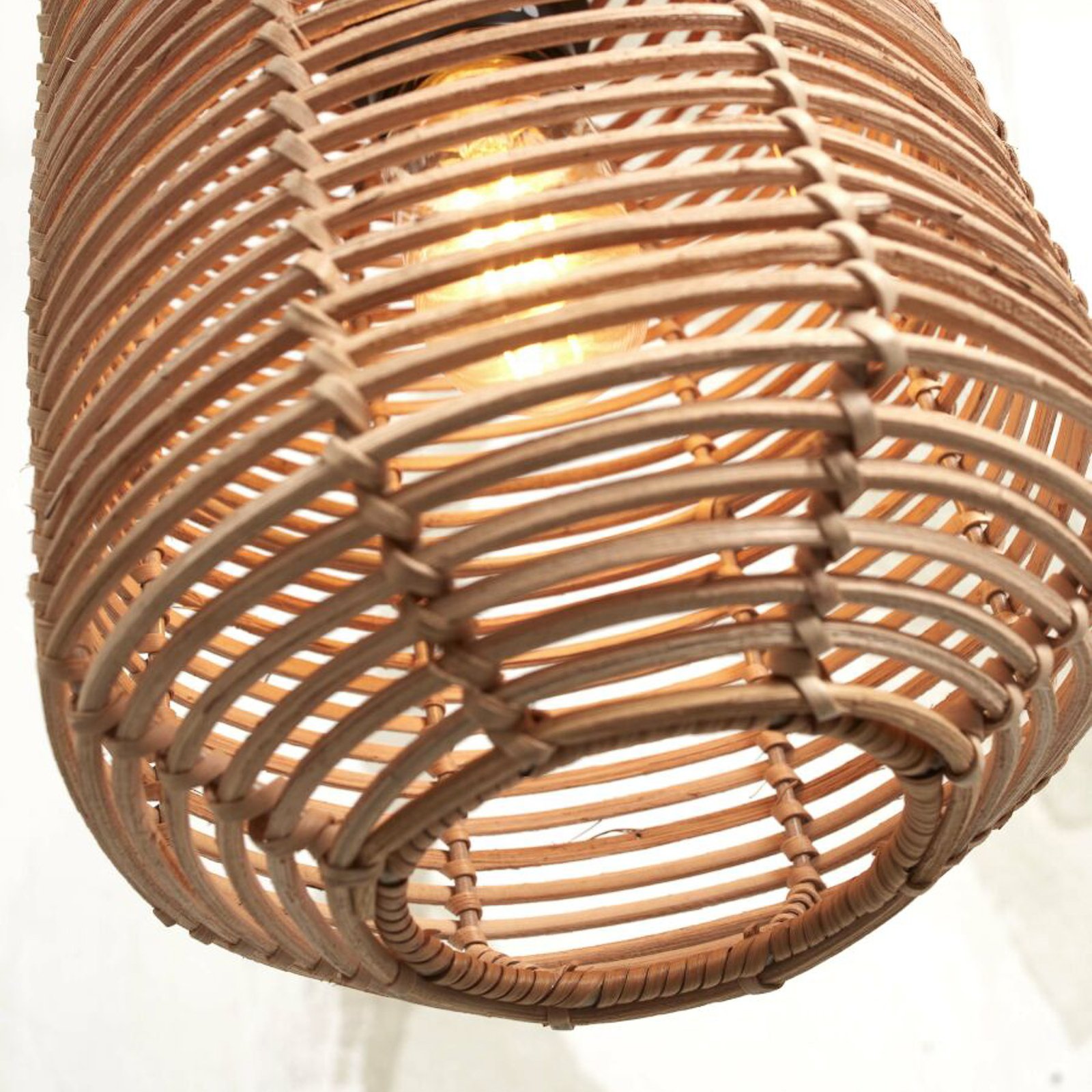 GOOD & MOJO Tanami závěsná lampa, 18x25cm, přírodní barva