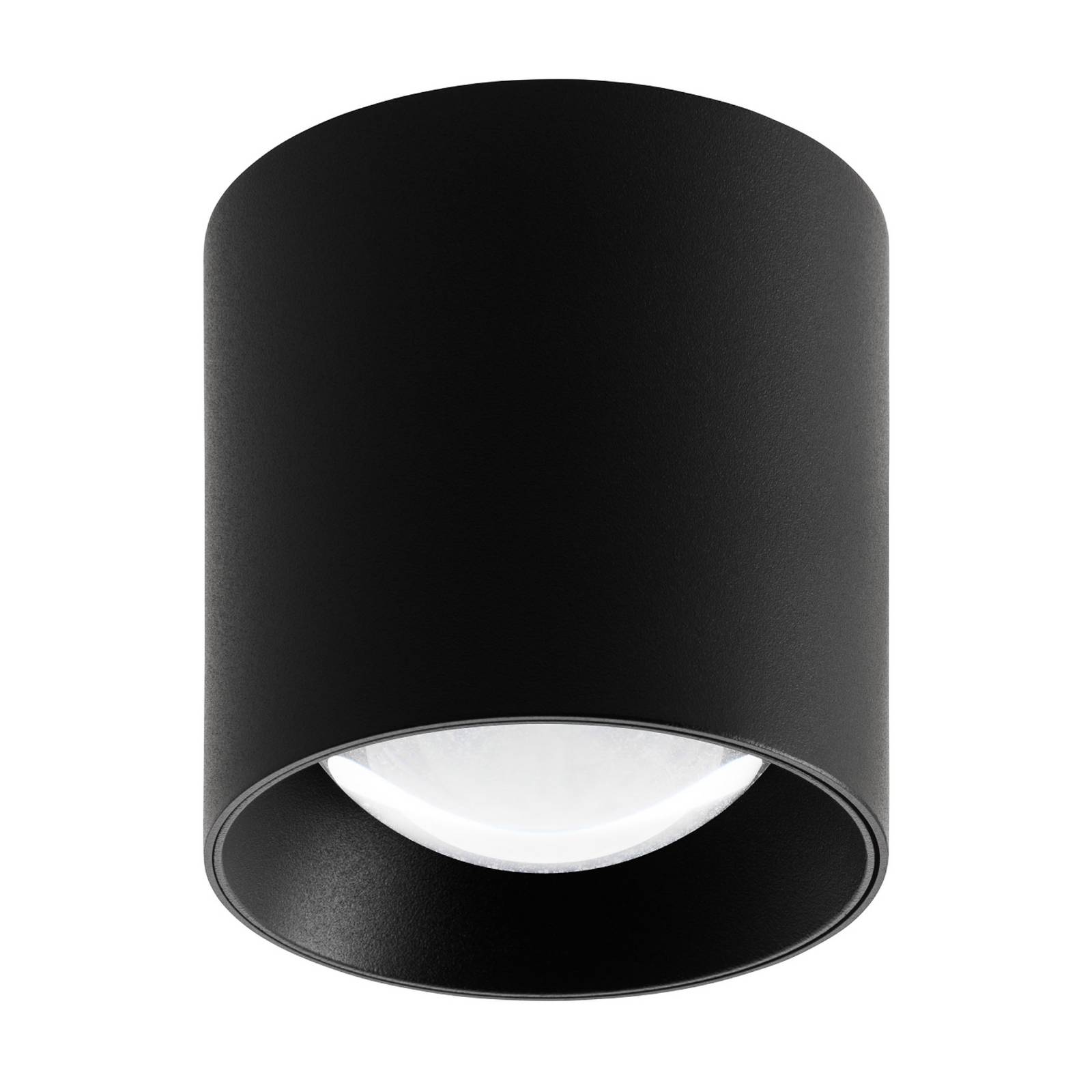 LED-Außendeckenleuchte 5173, schwarz, 9 cm, Metall, IP54 CCT