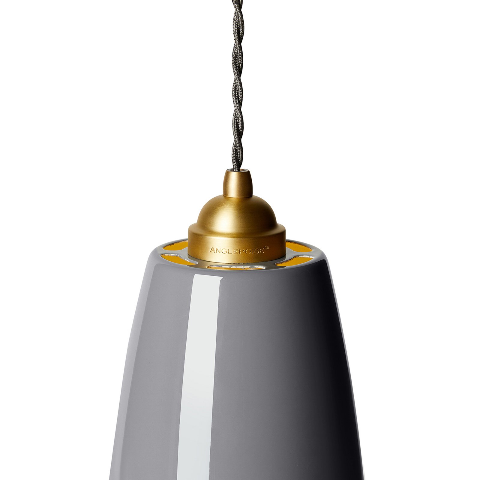 Original 1227 Midi Pendelleuchte Brass Elephant Grey - Anglepoise
