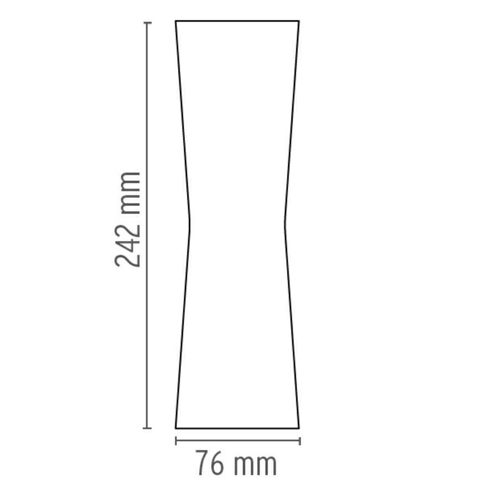 Clessidra 40°+40° Wall Lamp White - Flos