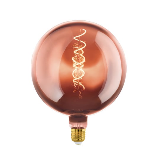 LED-Globe G200 E27 4W 1.600K Filament kupfer