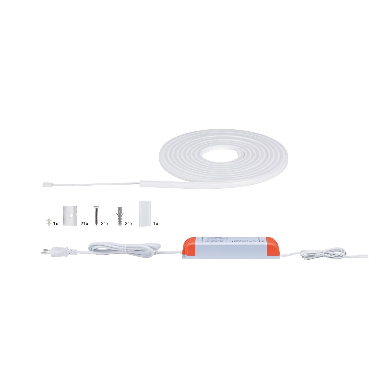 MaxLED Flow LED Strip 5m Basic Set White - Paulmann