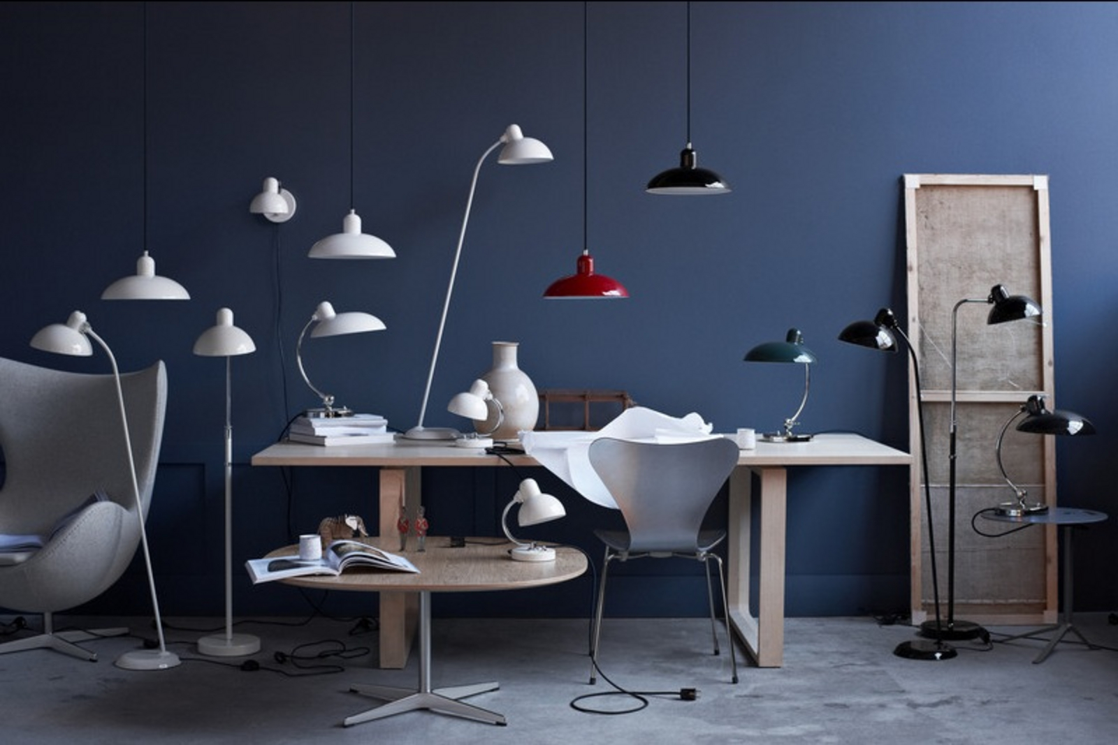 KAISER idell™ 6556-F Golvlampa Svart - Fritz Hansen