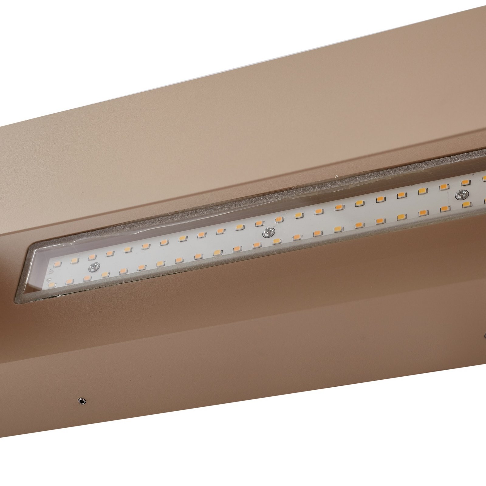 Lenore LED vonkajšie nástenné svietidlo šírka 36,5 cm béžová - Lindby