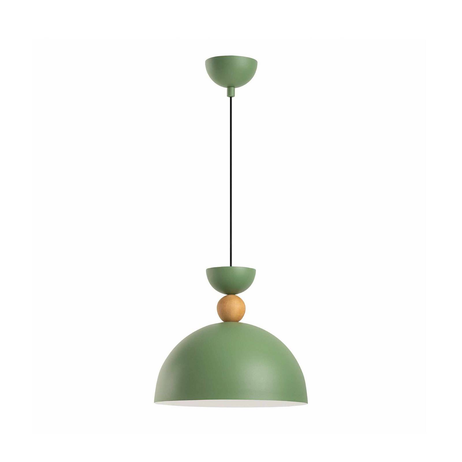 Hängeleuchte Kure, grün, Ø 30 cm, Metall, E27