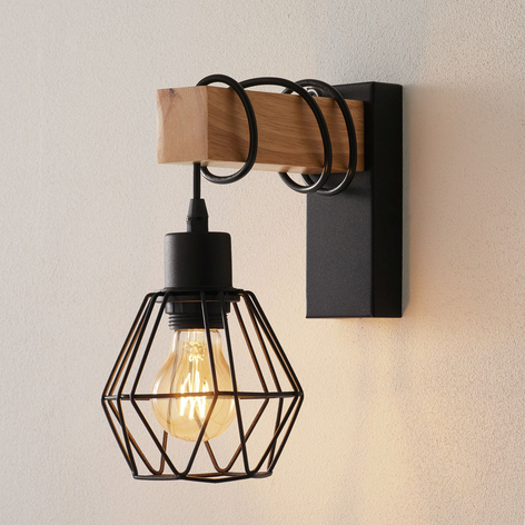 Vegglampe Townshend 5 tre utkragende + skjerm