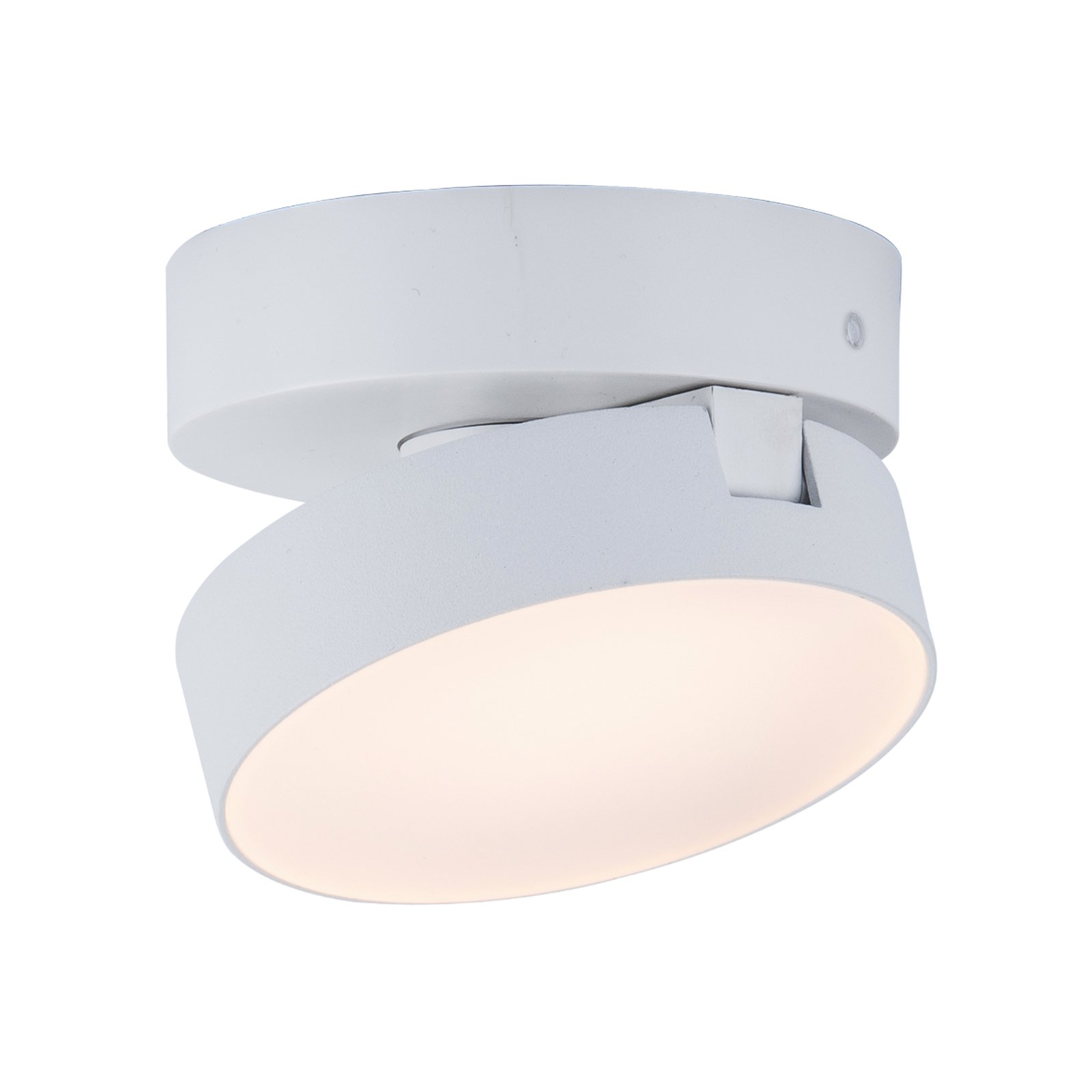 Stanos LED ceiling spotlight, CCT, one-bulb, white