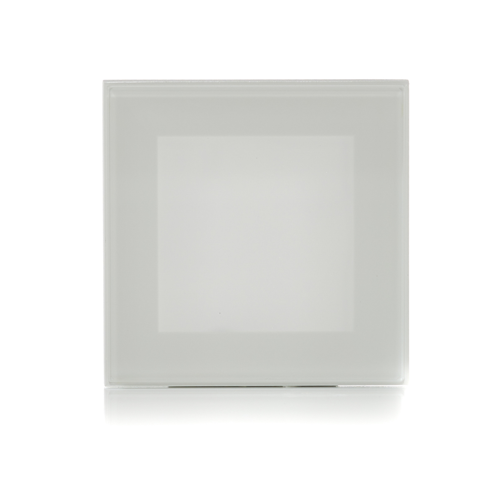 BEGA Accenta LED-Wandeinbaulampe eckig, Außenring