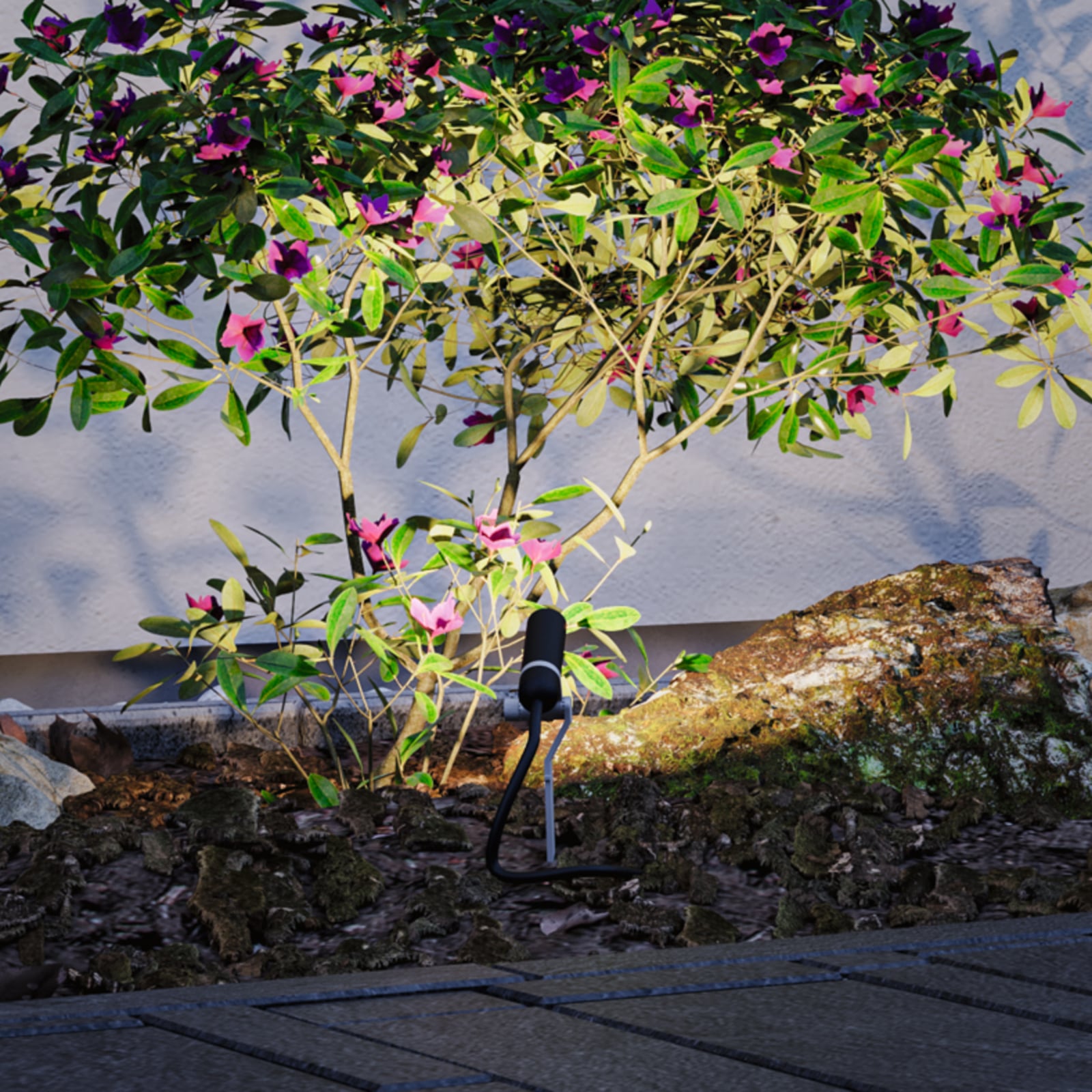 Plug & Shine LED-Strahler Plantini IP65 anthrazit - Paulmann