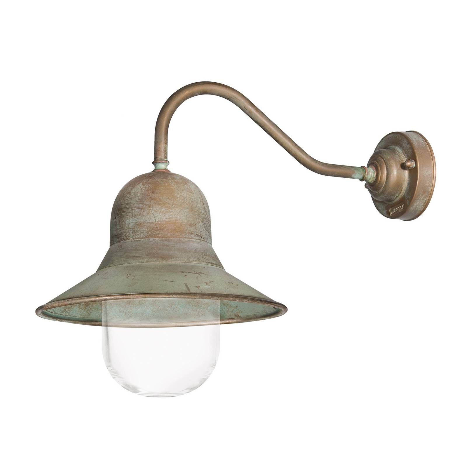 Außenwandlampe Campanula 2093 Messing antik Tiefe 49 cm IP44