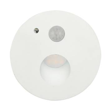 Arcchio Neru lampe encastrée LED, ronde, blanche