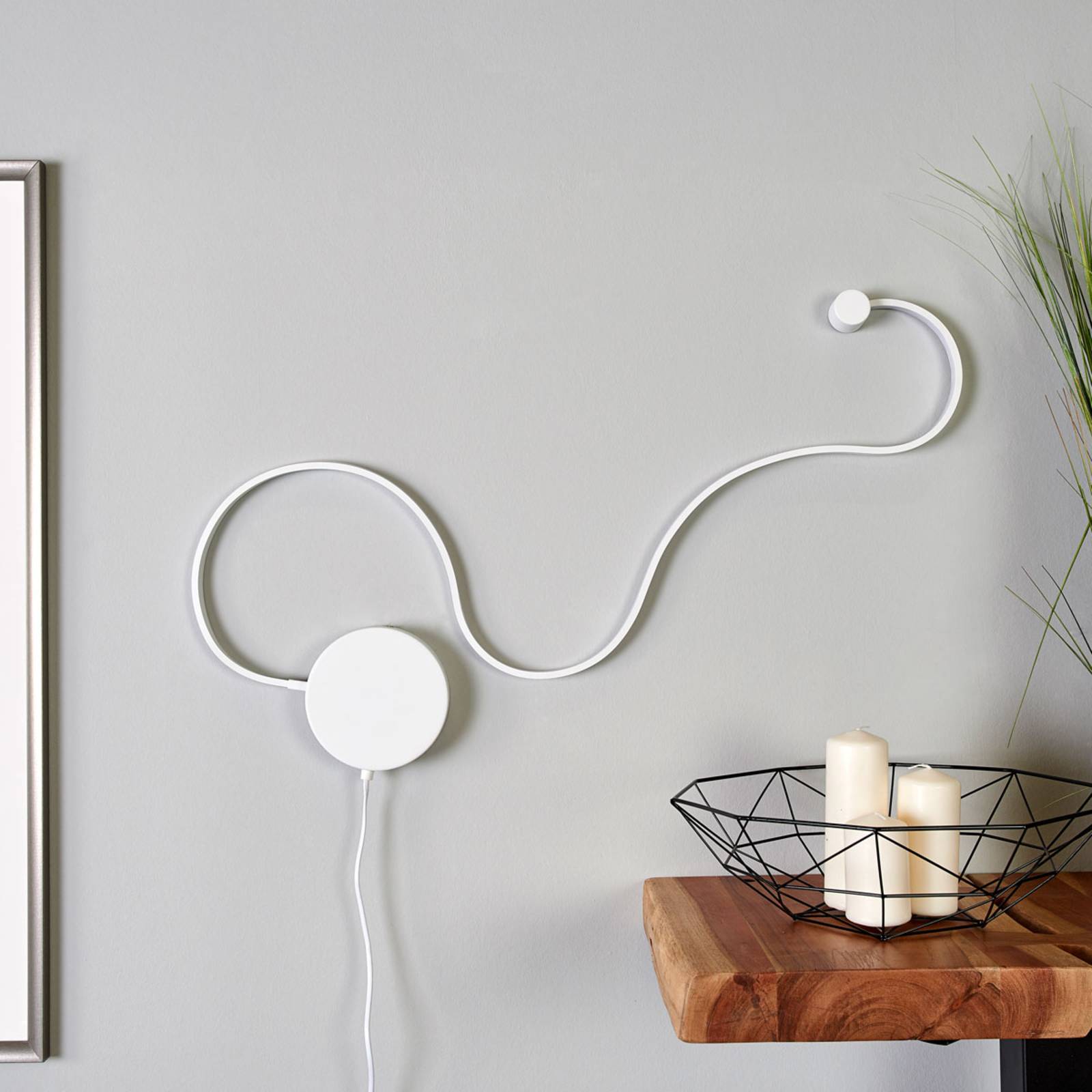Photos - Chandelier / Lamp Lindby Extravagant LED wall lamp Sandor 