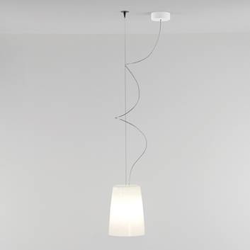Prandina Marlene S3 lampa wisząca, biała opalowa