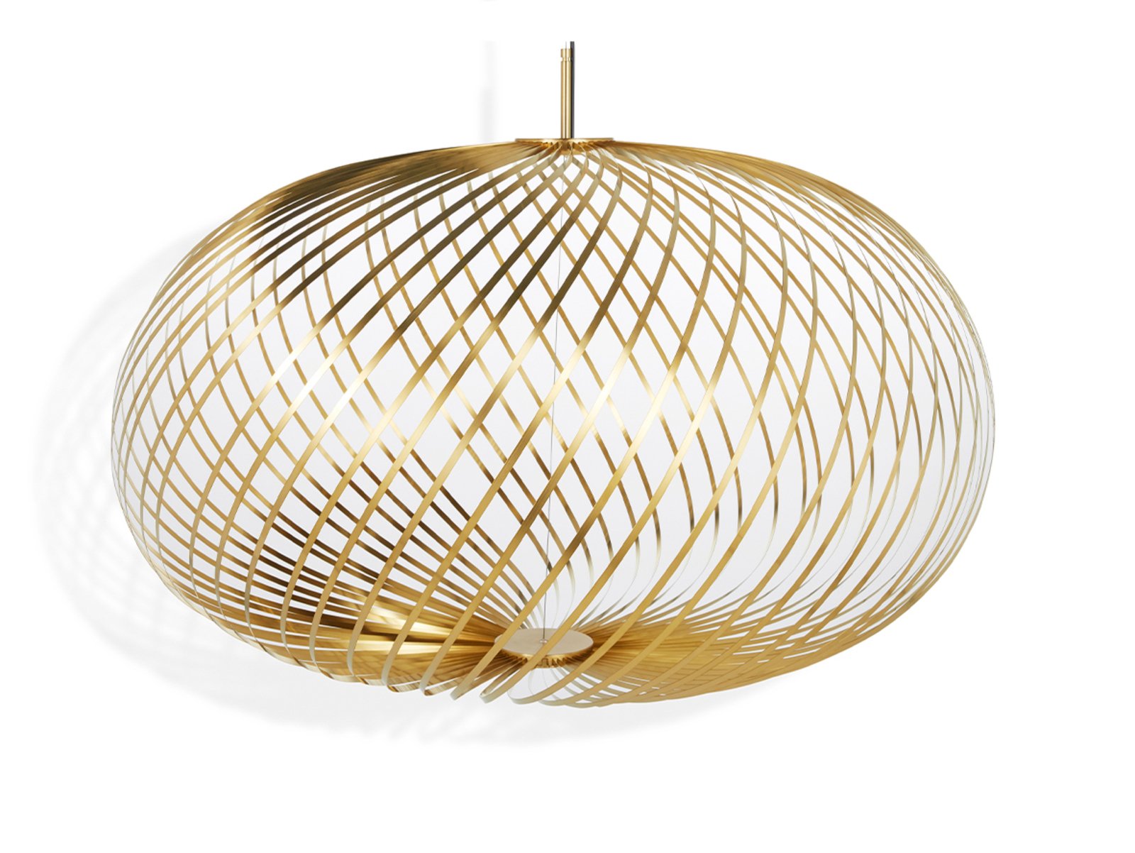 Spring Lustră Pendul Large Brass - Tom Dixon