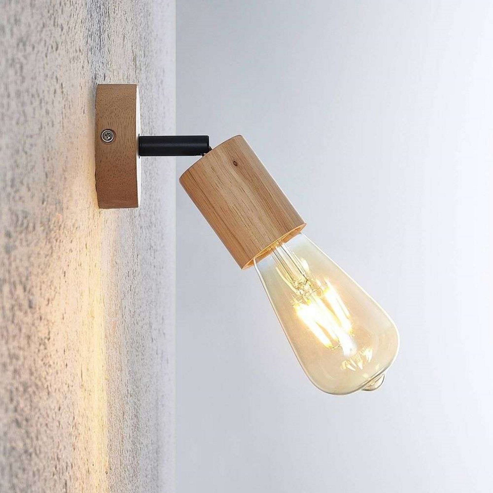 Magniva Aplique de Pared/Lámparas de Techo Wood - Lindby