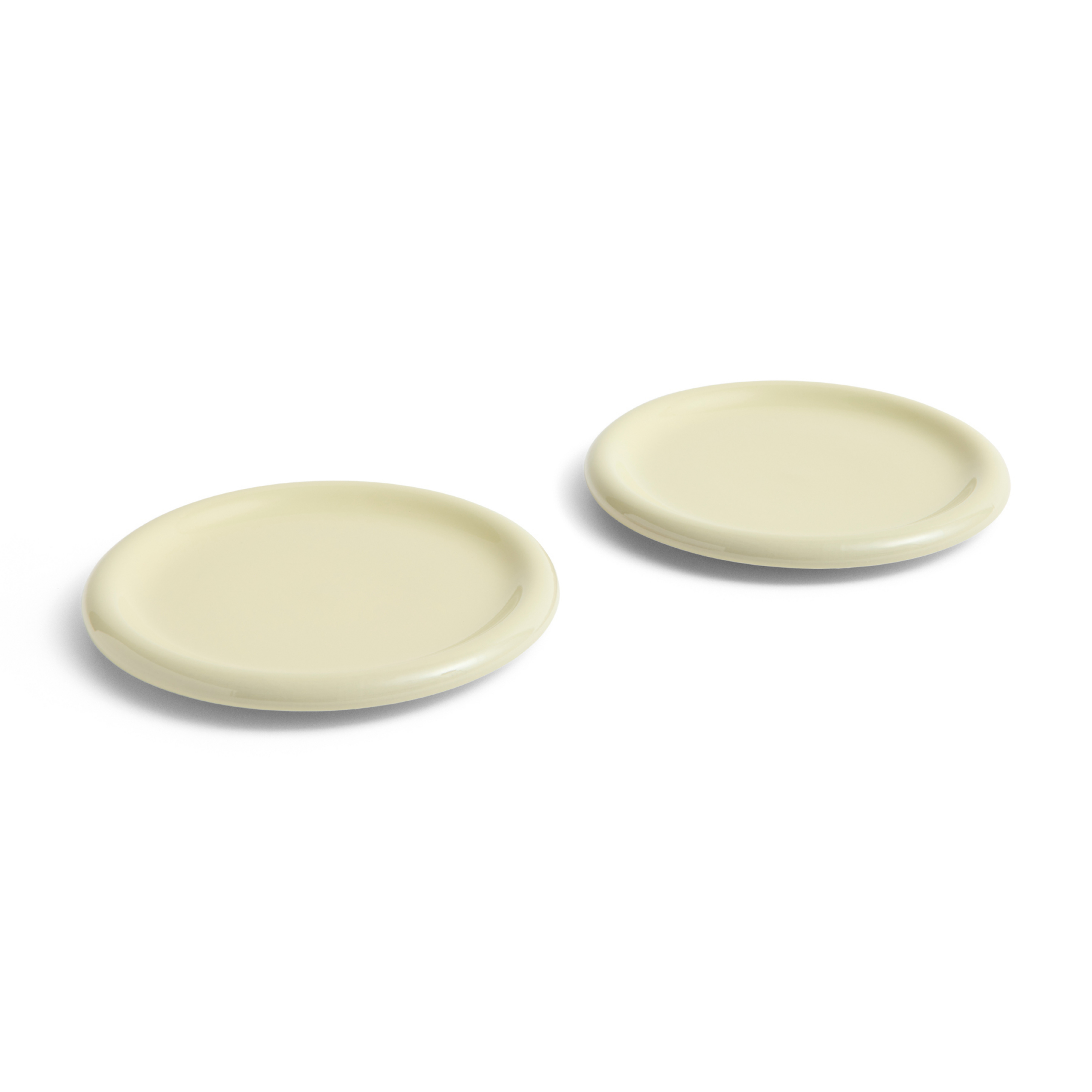 Barro bord, pistache, Ø 24 cm, set van 2, terracotta - HAY