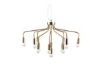 Roots 70 Lustră Pendul Brushed Brass - Globen Lighting