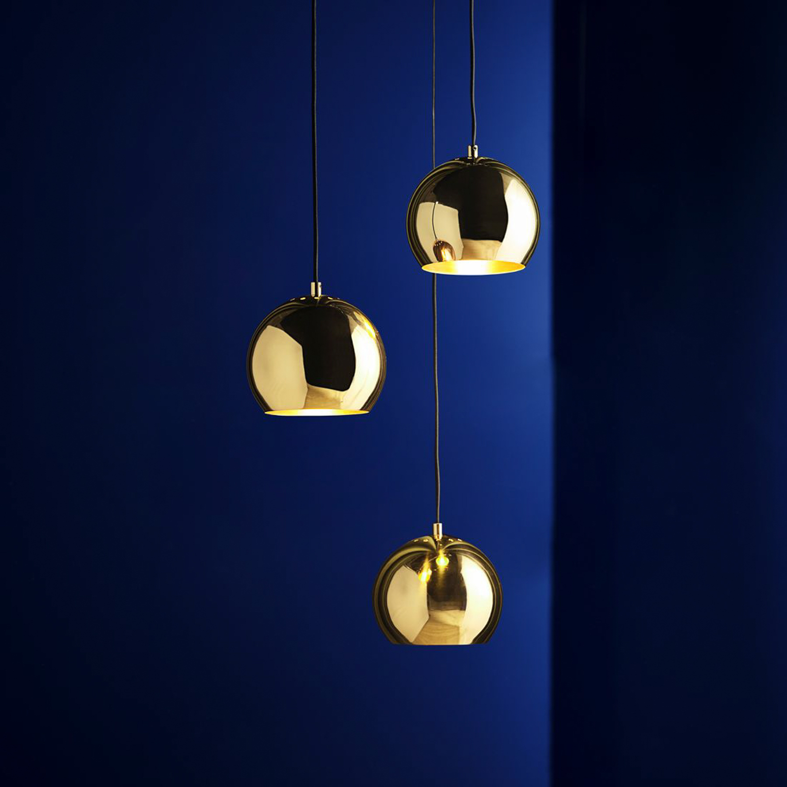 Ball Pendant Ø18 Solid Glossy Brass - Frandsen