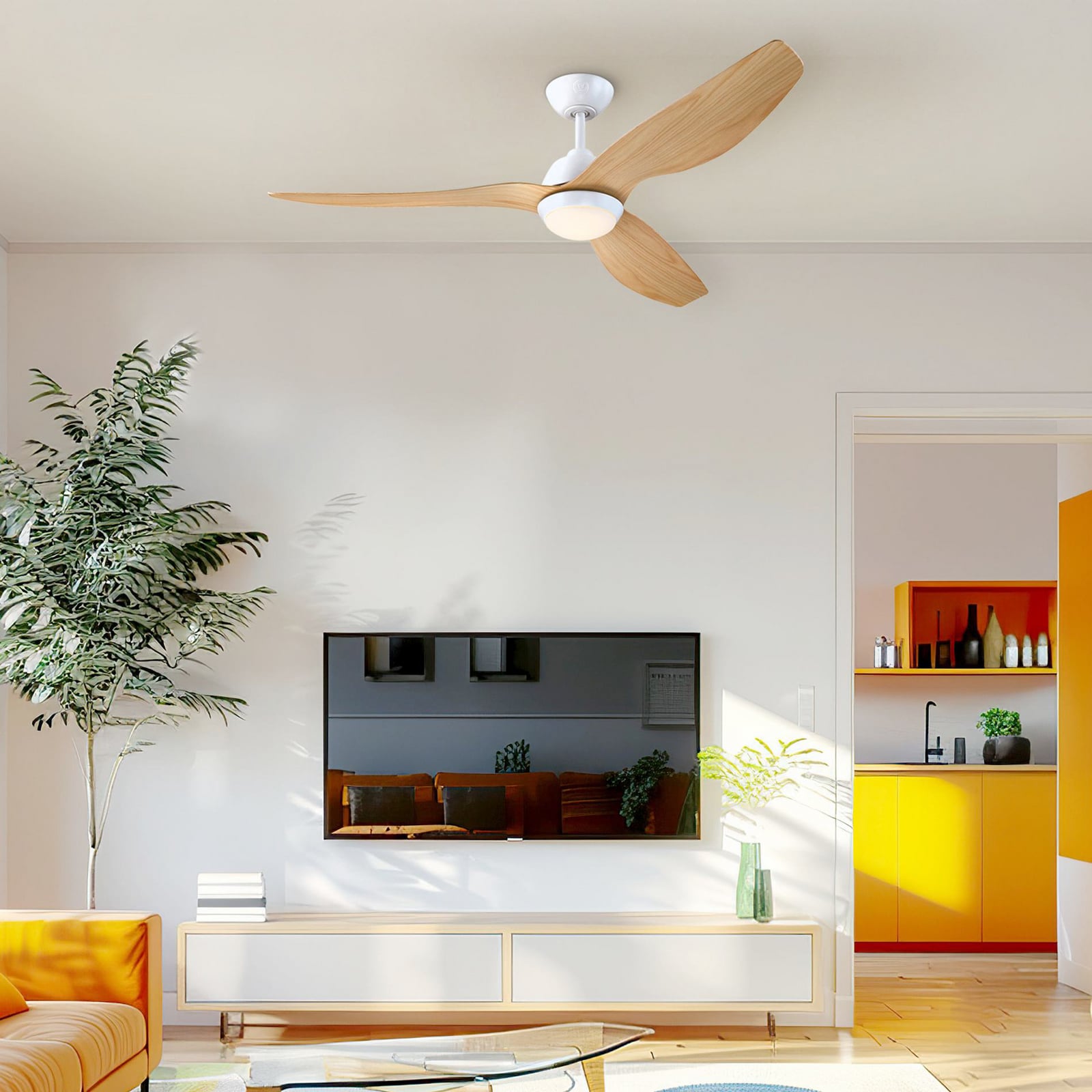 Westinghouse LED stropni ventilator 7316140, DC, tihi, 132 cm