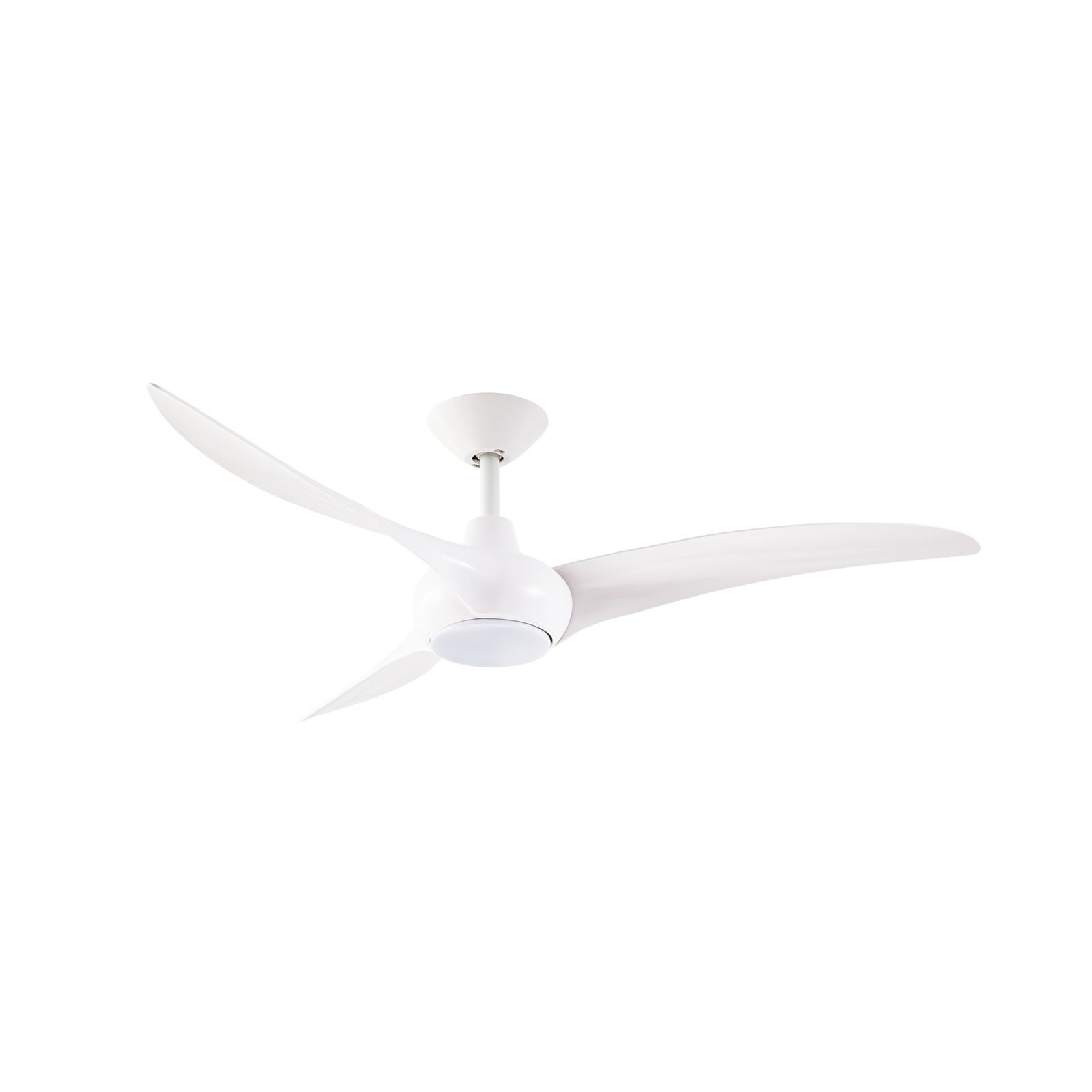 Ventilador de techo LED Lindby Briya, blanco, Ø 116 cm, CCT