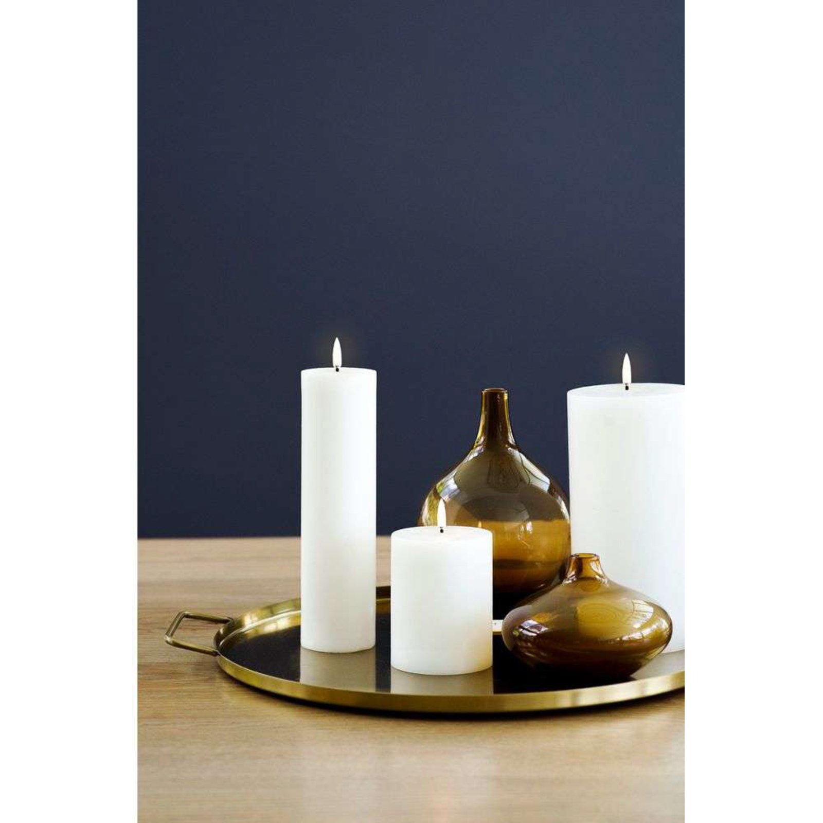 Pillar Candle LED Nordic White 5,8 x 22 cm - Uyuni Lighting