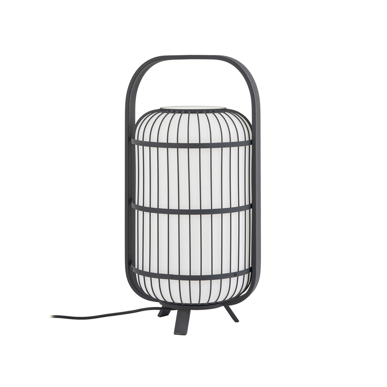 Luminaire de terrasse Tayori, 64 cm, noir, IP44 - Lucande