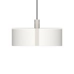 OKOLO lógó lámpa, fehér, Ø 47 cm, fém/textil, E27-LED – GRUPA