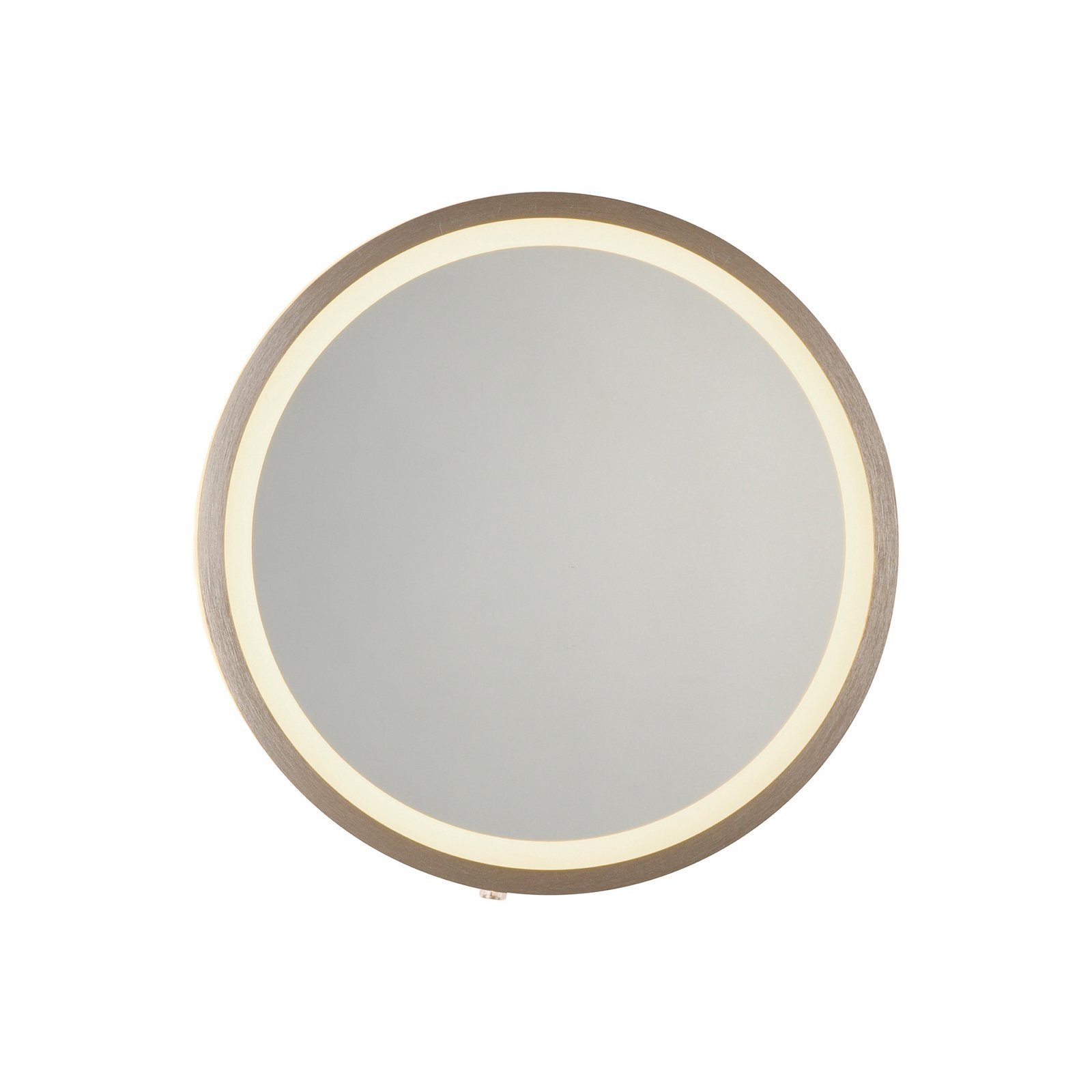 VIDRO LED wall mirror, bronze, Ø 26 cm, power bank, switch