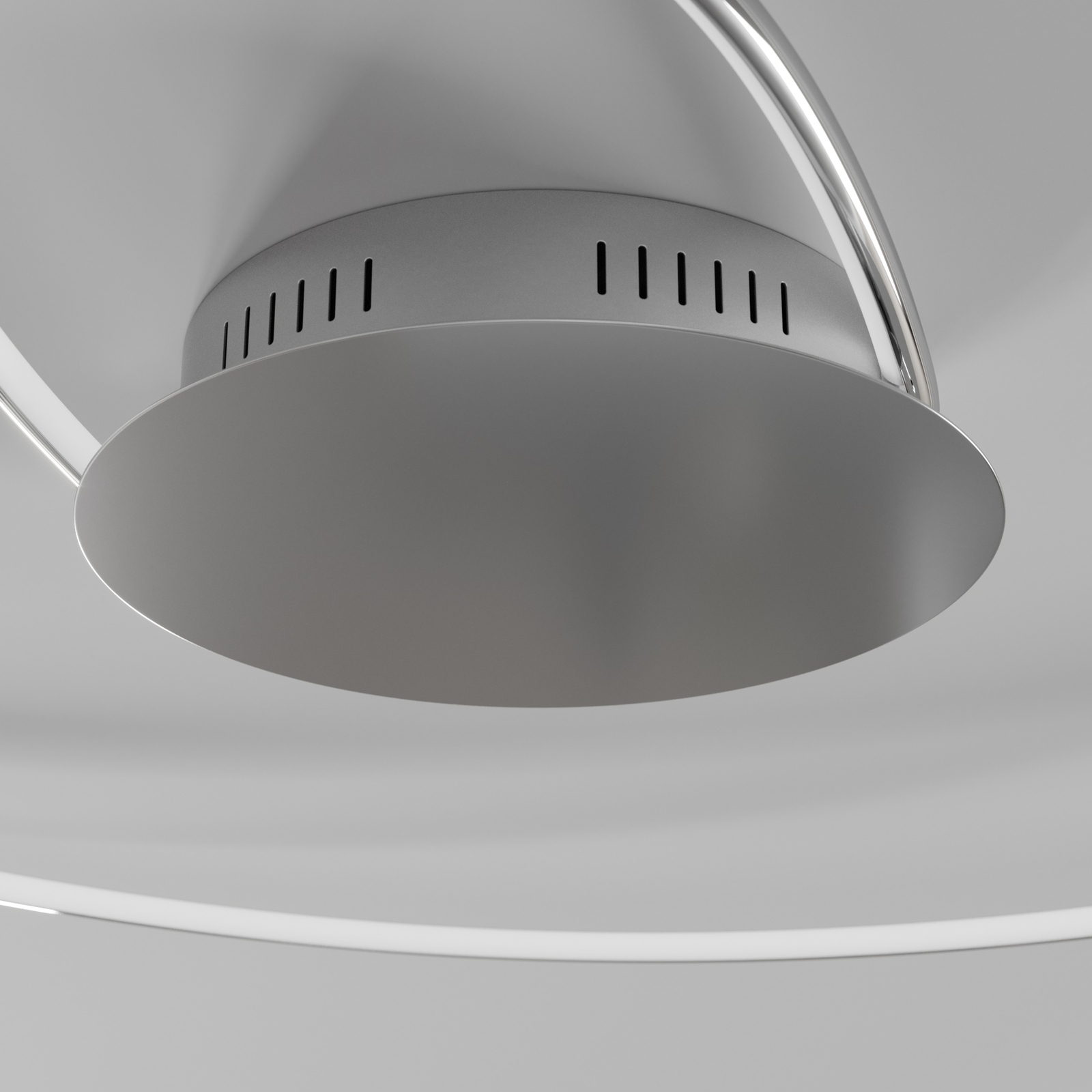 Lindby Joline lampa sufitowa LED, chrom, 90 cm