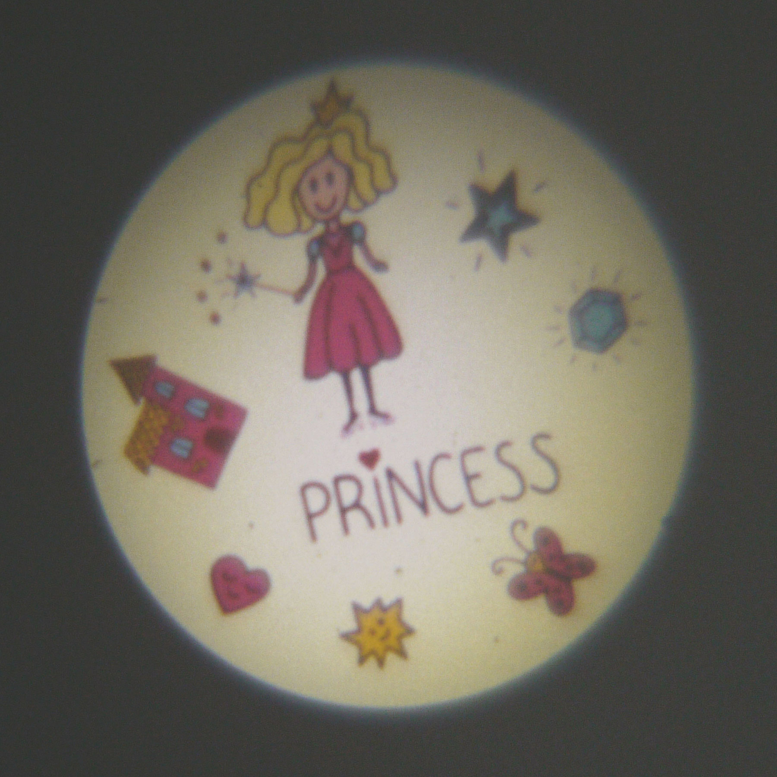 LED nachtlamp prinses, voor stopcontact