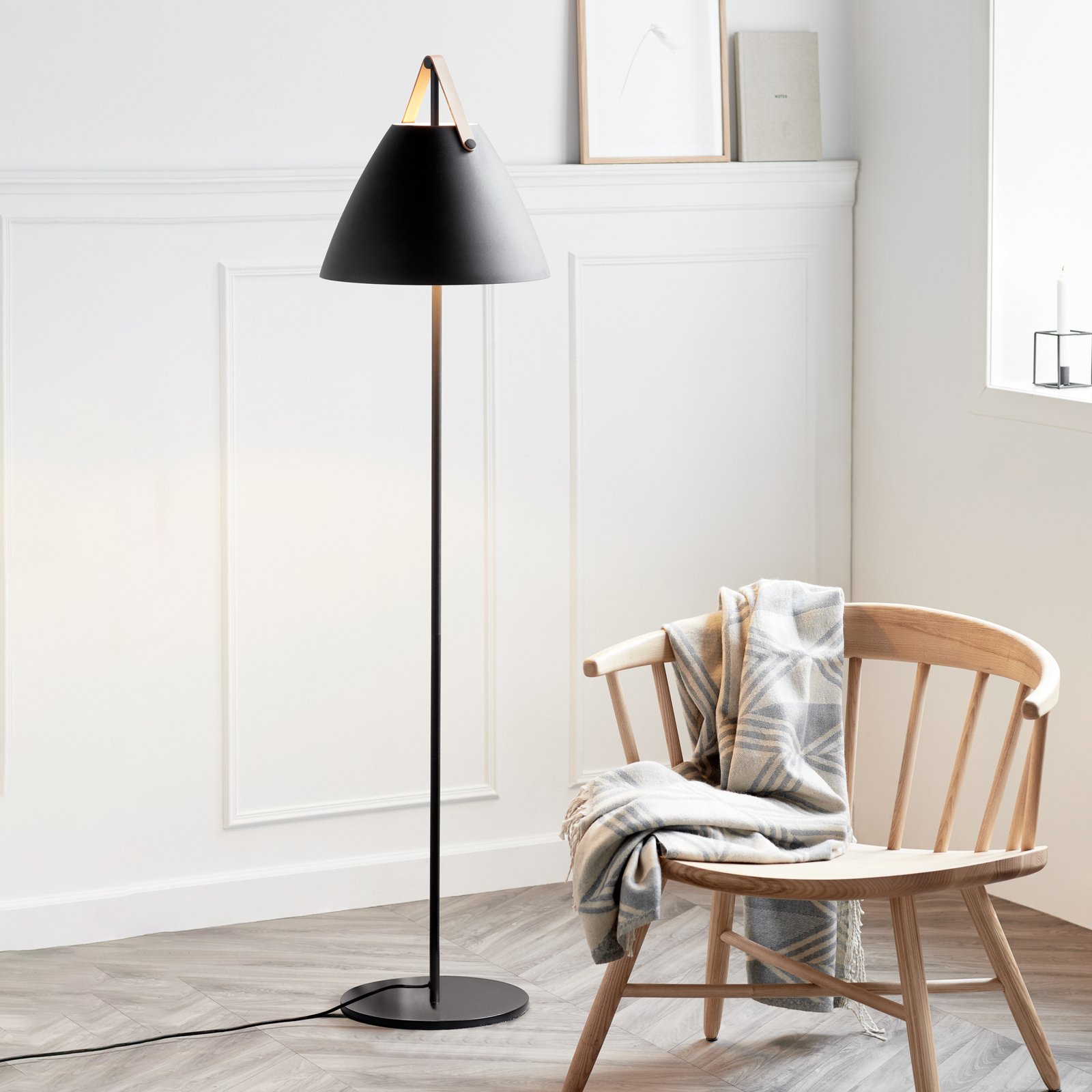 Strap Floor Lamp Black - DFTP