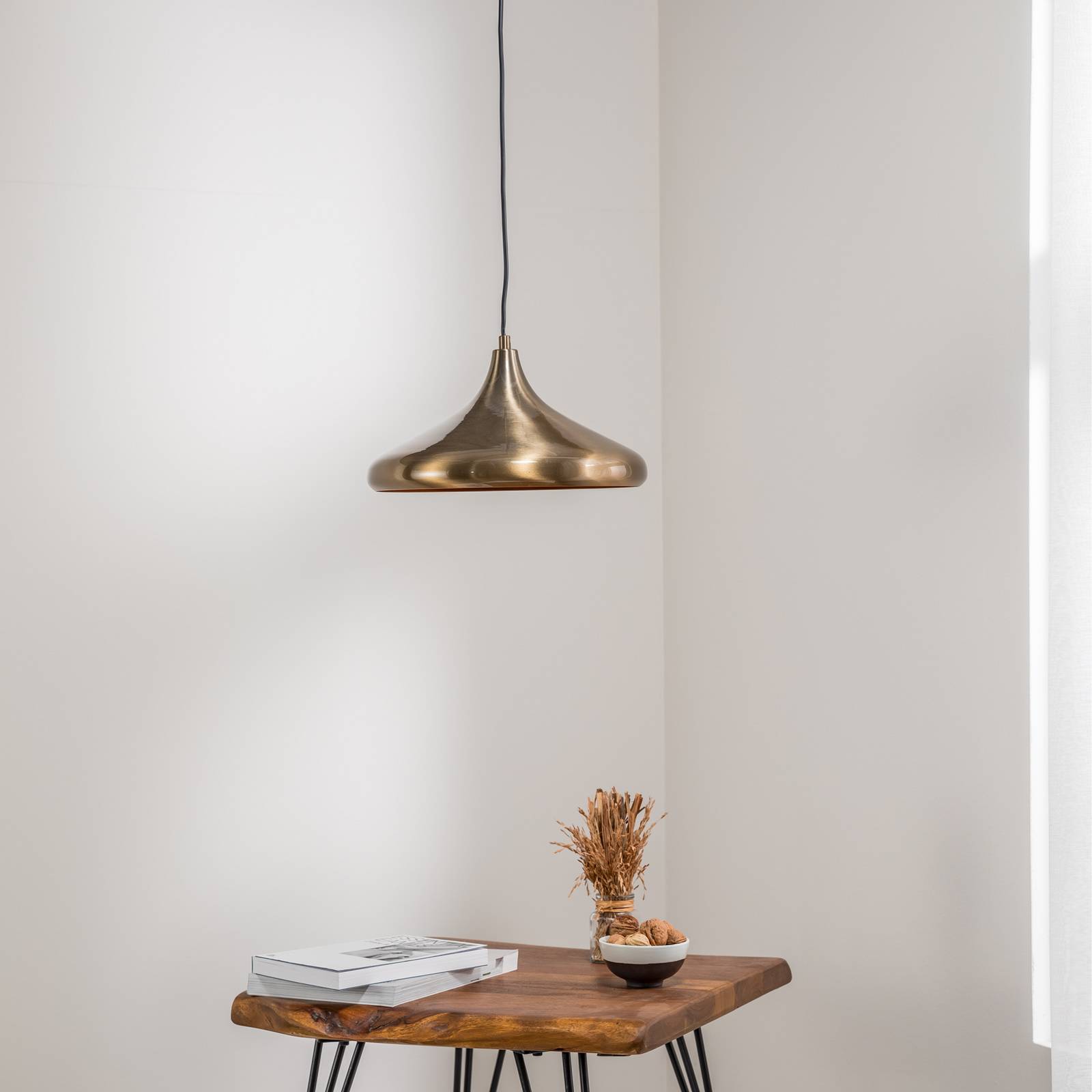 Lampa wisząca Berceste 208-S Ø35cm złota