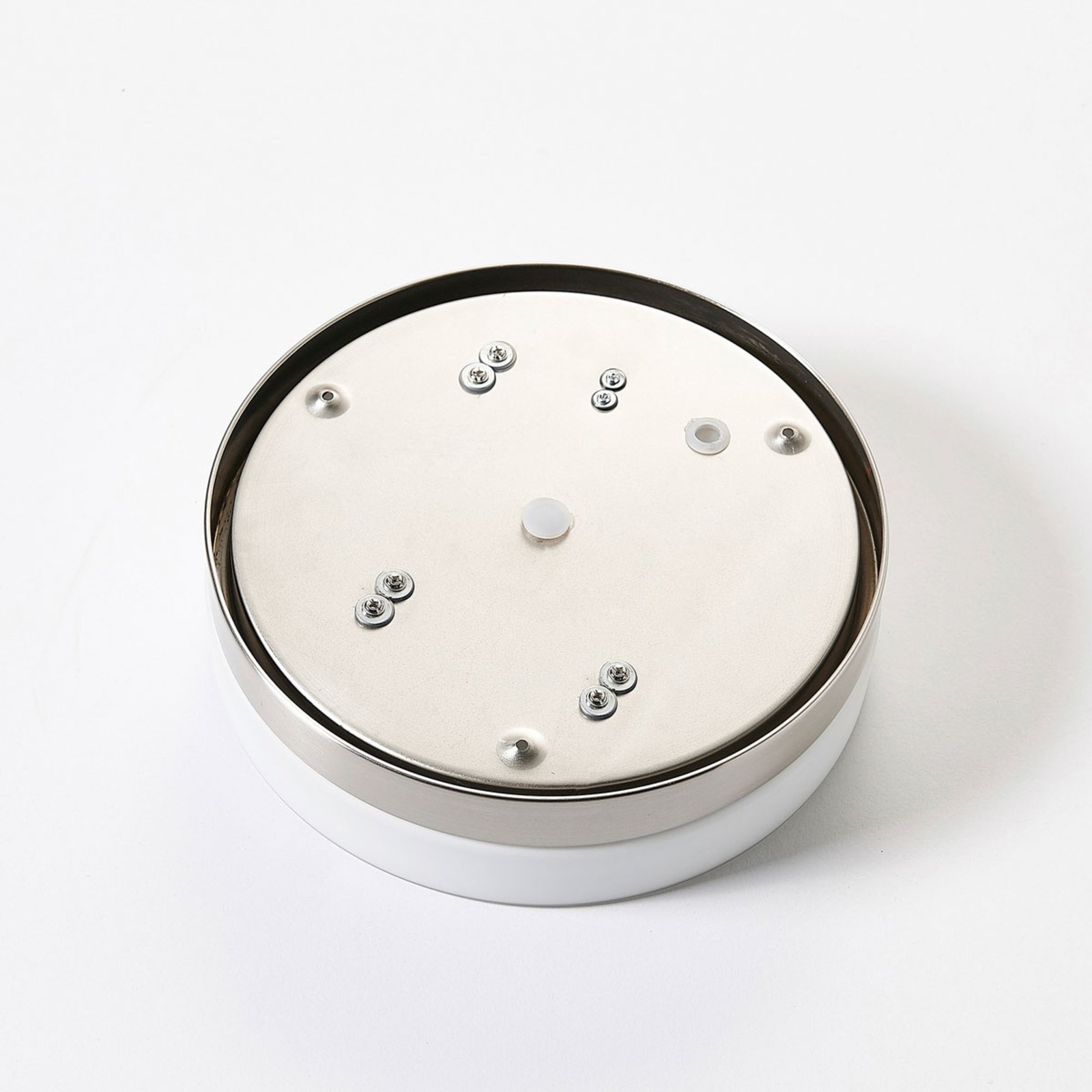 Amilia Candeeiro de Tecto Ø30 Opal/Nickel - Lindby
