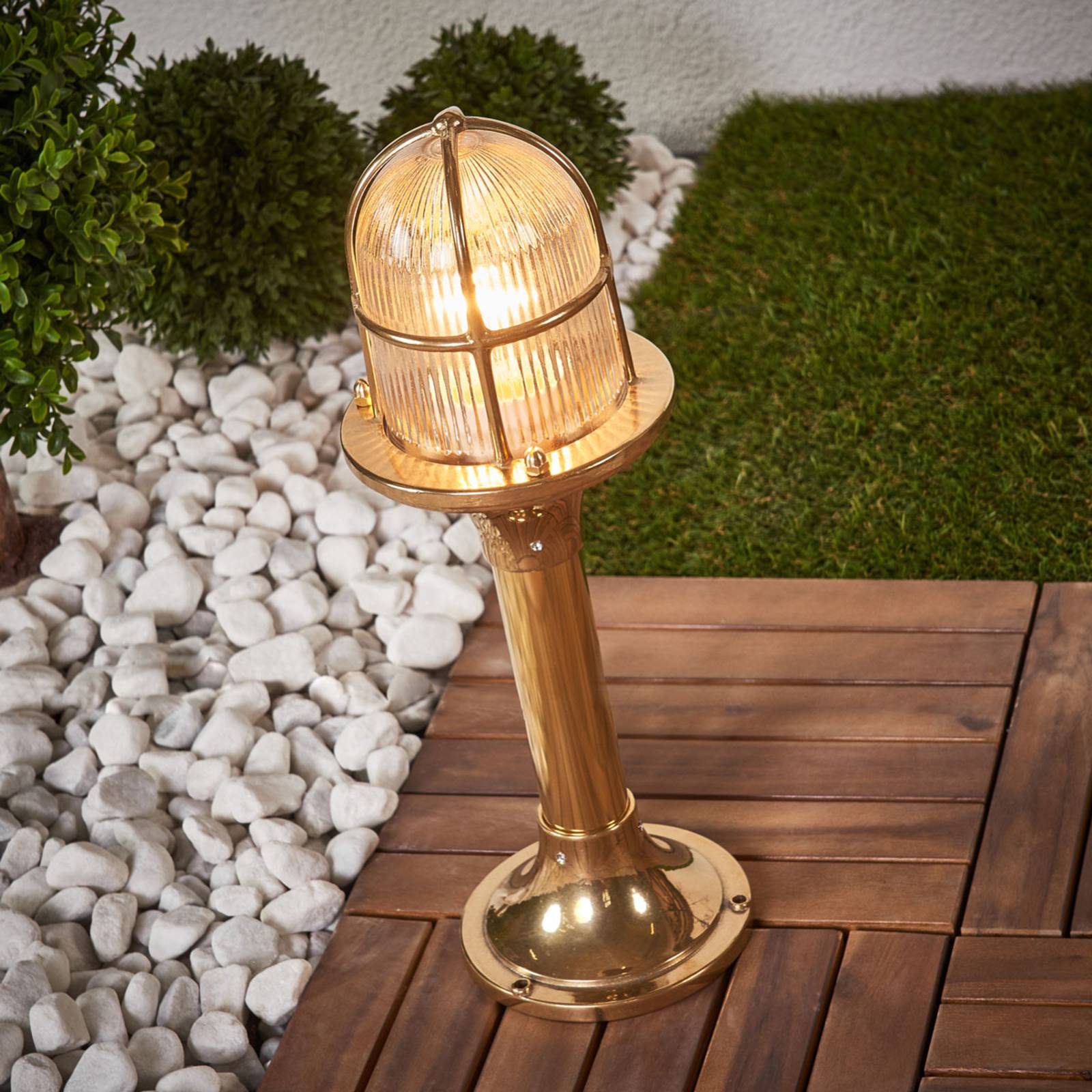 Moretti Luce Luminaire pour socle Ocean laiton