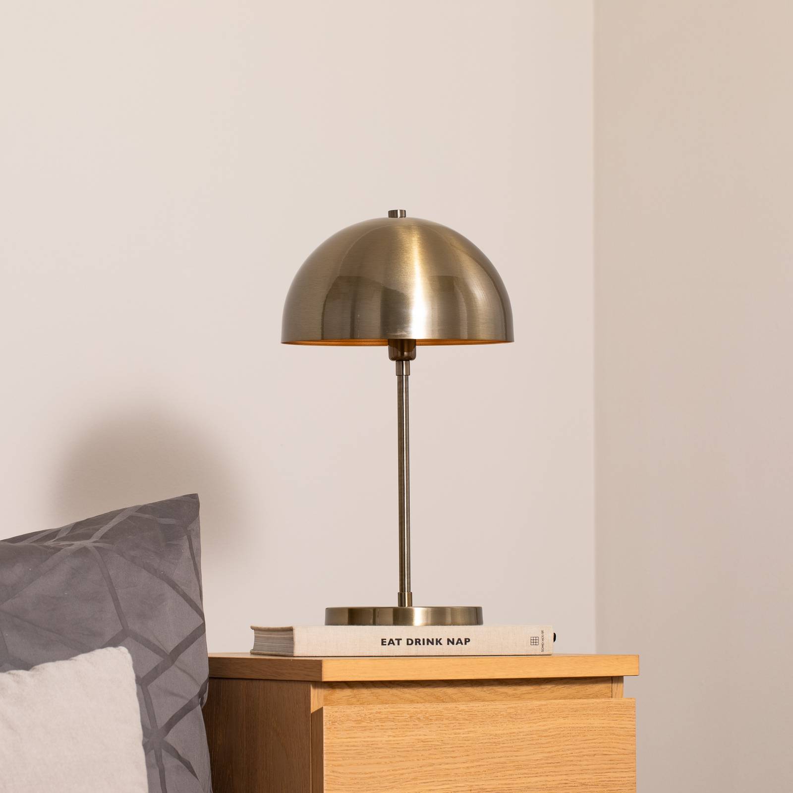 Tischleuchte Varzan 10857, gold antik, Metall, Höhe 50 cm günstig online kaufen