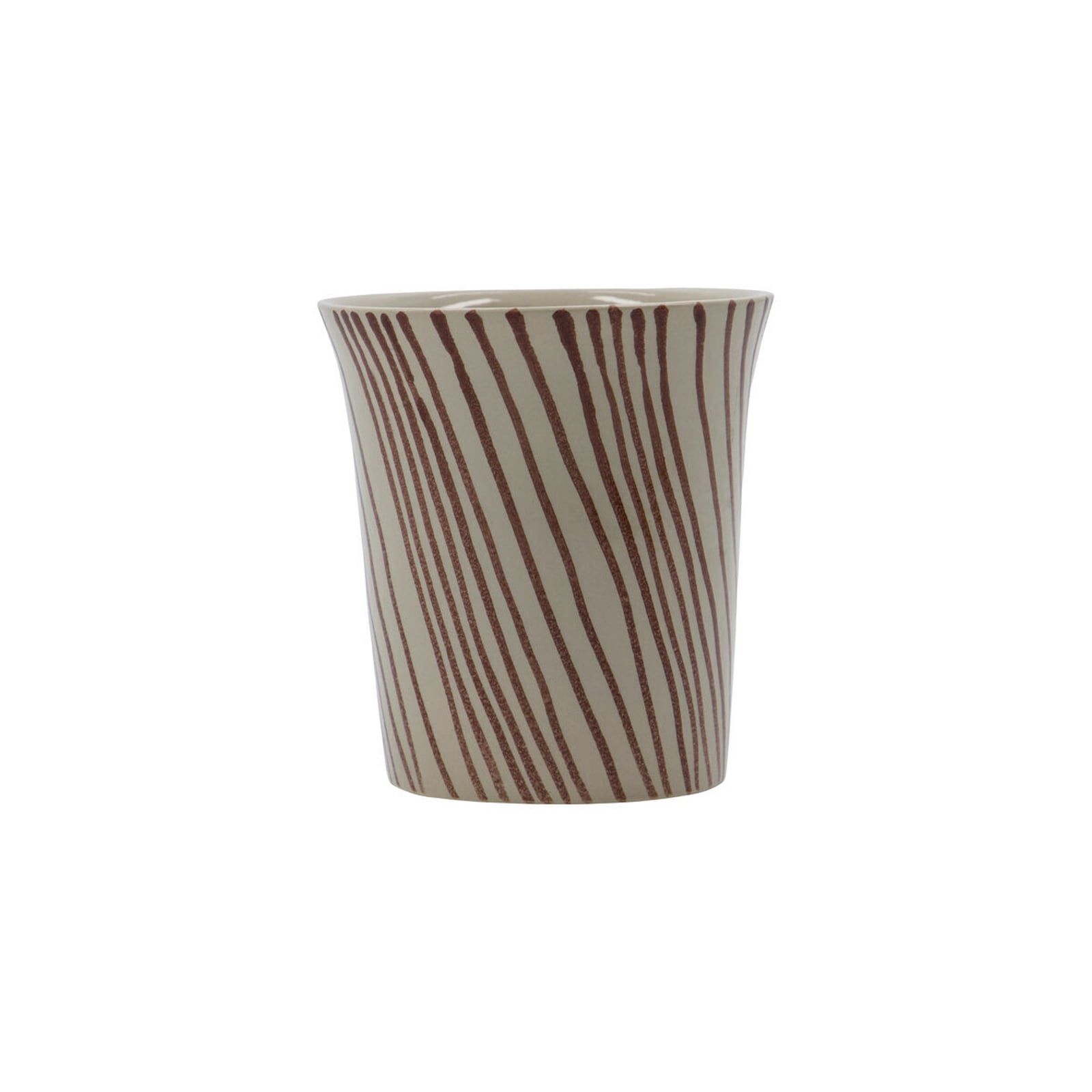 Tazza HDDiva, marrone, ceramica, 9 cm, set da 2 - House Doctor