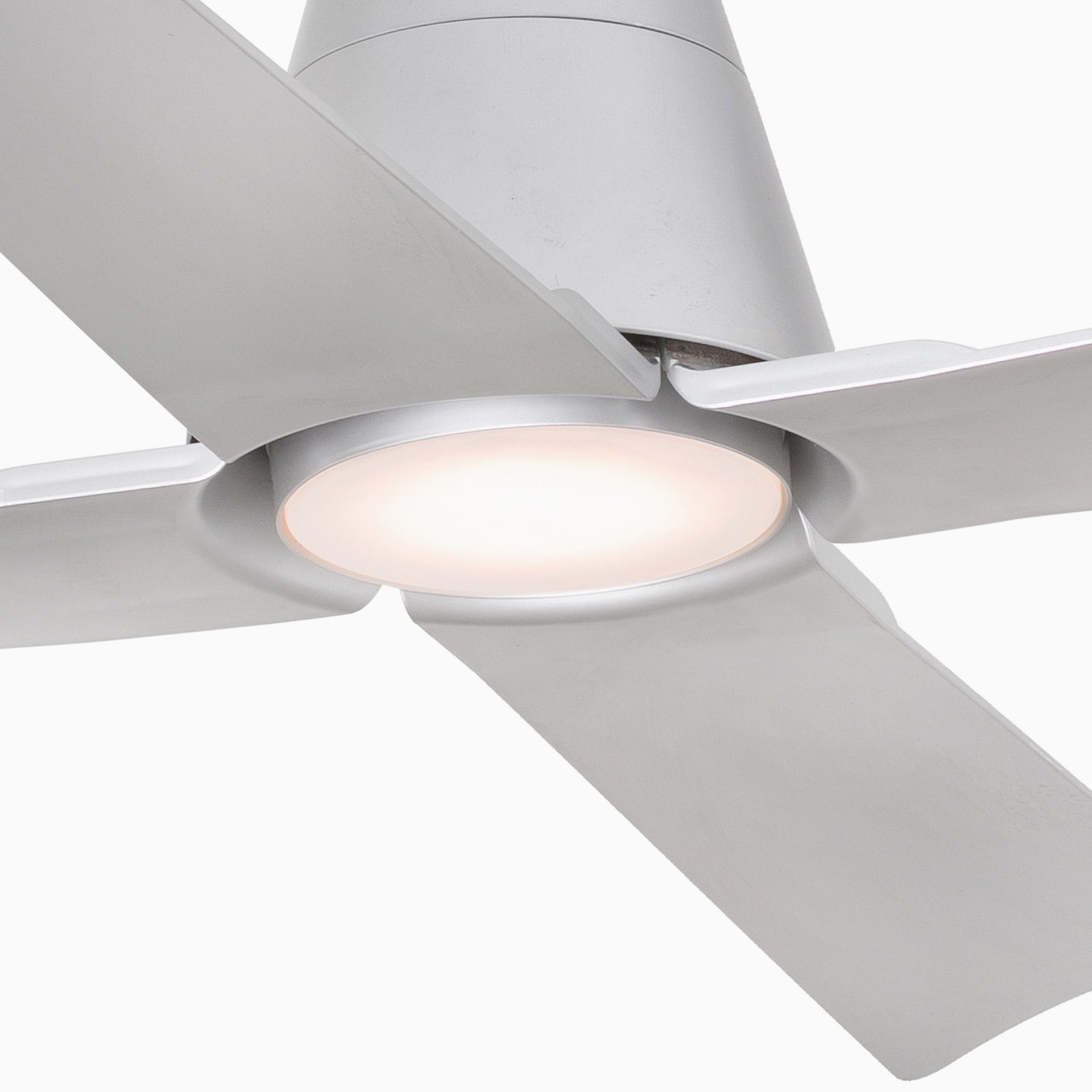Typhoon L ceiling fan LED light IP44 grey