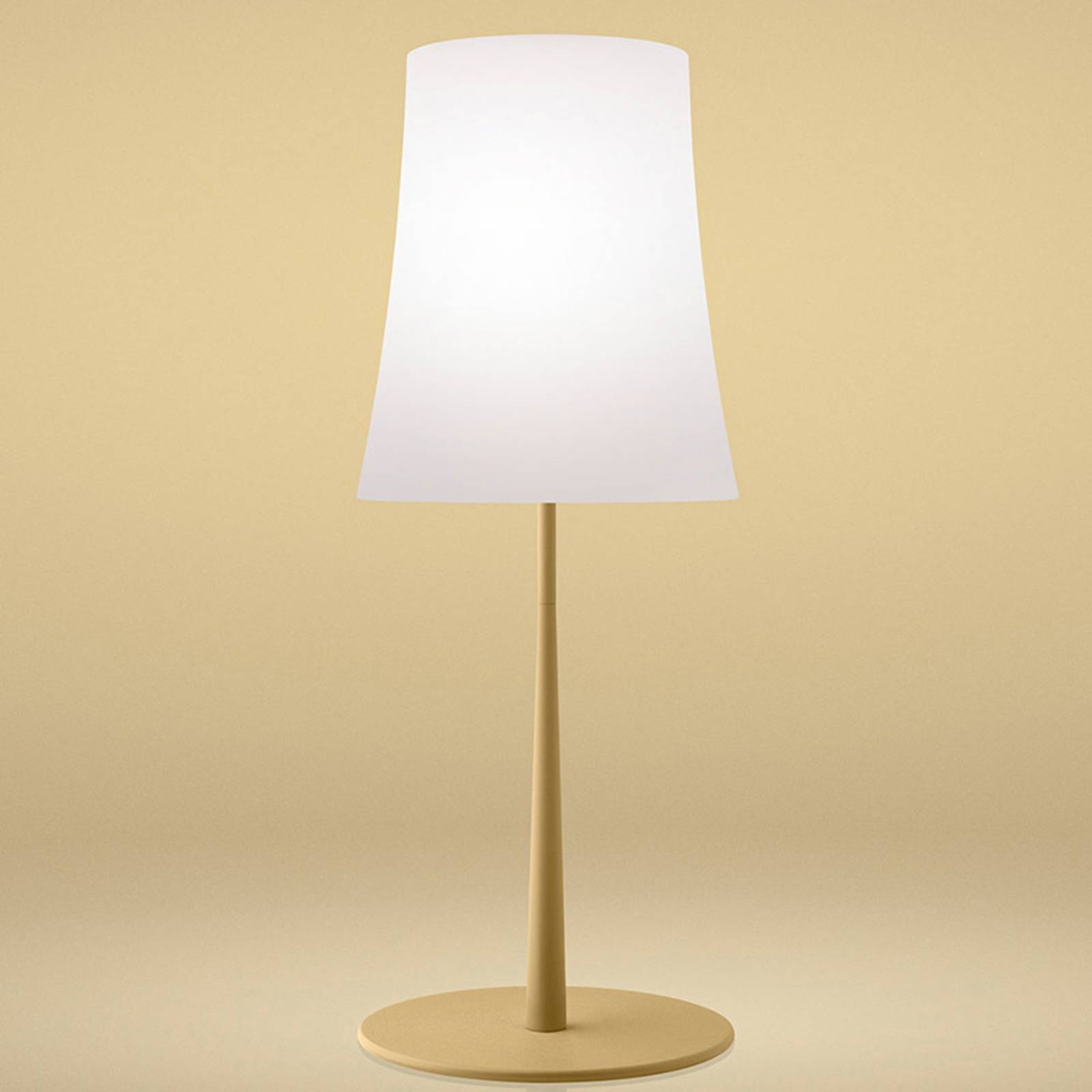 Foscarini Birdie Easy Grande lampa stołowa żółta